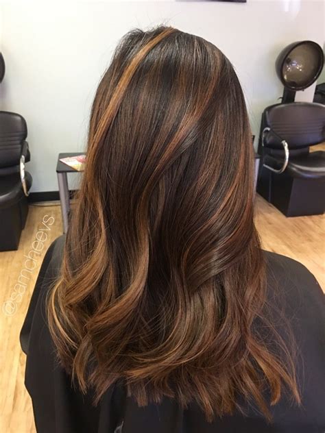 Caramel honey beige chocolate brown highlights for dark brown and black ...