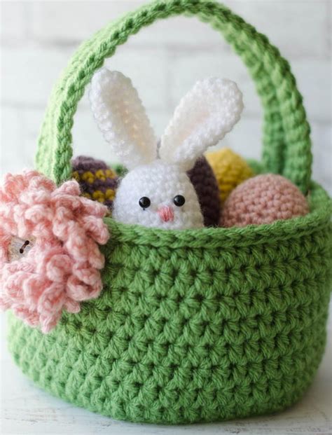 Crochet Easter Basket | AllFreeCrochet.com