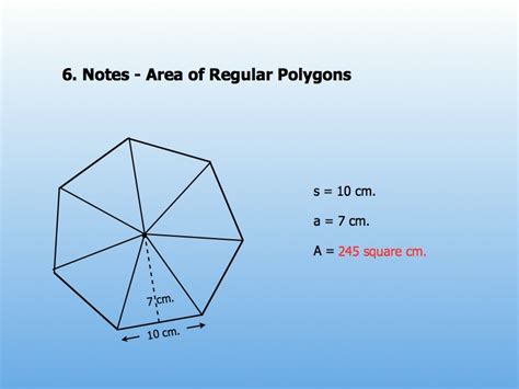 Luis' Math Blog: Question: How do we find the area of regular polygons?