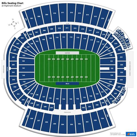 Seating Chart For Highmark Stadium