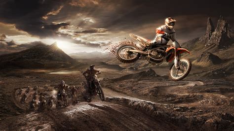 Honda Dirt Bike Wallpaper 4K : Racer on motocross wallpapers and images ...