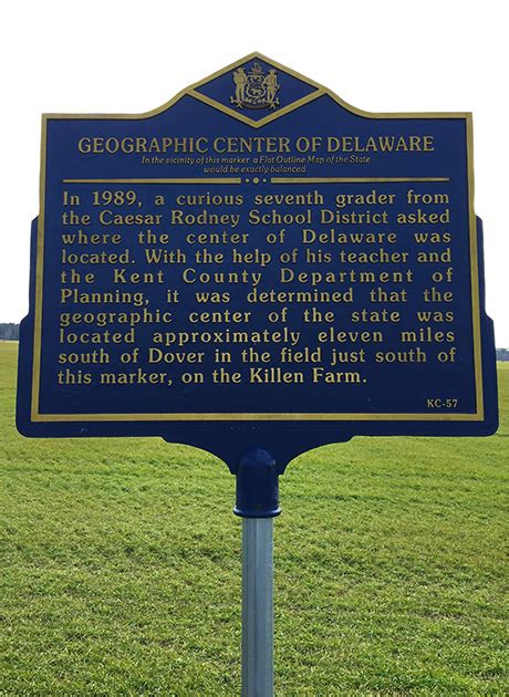 Geographic Center of Delaware - Delaware Public Archives - State of ...