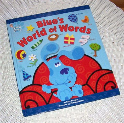 BLUES CLUES BLUE'S WORLD OF WORDS Large H/C Illustrated StoryBook - Books