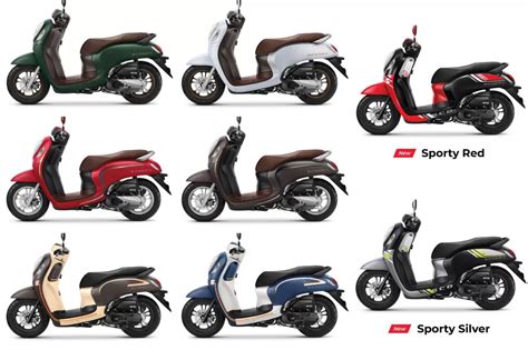 Honda Scoopy 2023 Tampil Trendy Dengan 8 Warna Bakal Jadi Matic ...