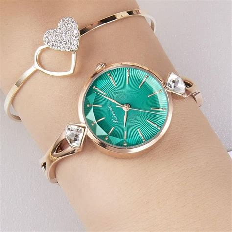 KIMIO Casual Dress Elegant Crystal Ladies Watches Women Fashion Watch ...