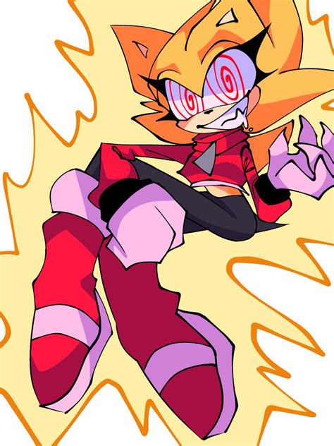 Fem Fleetway | Sonic fan art, Sonic art, Sonic funny