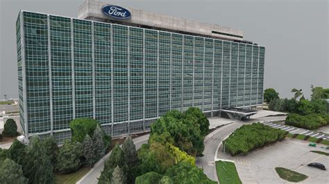 Ford World Headquarters Building - Buy Royalty Free 3D model by ...