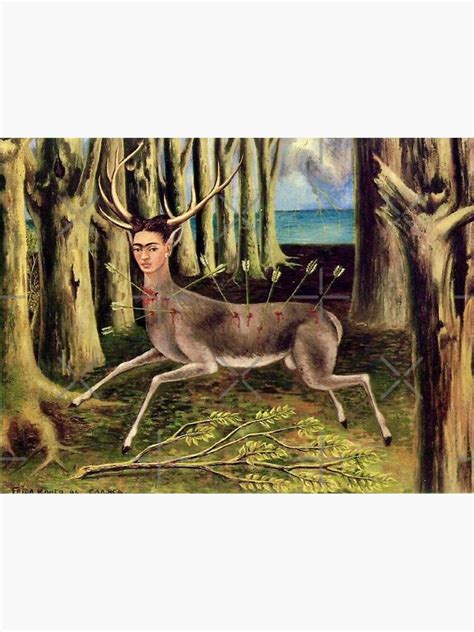 "The Wounded Deer by Frida Kahlo" Sticker by FridaBubble | Redbubble