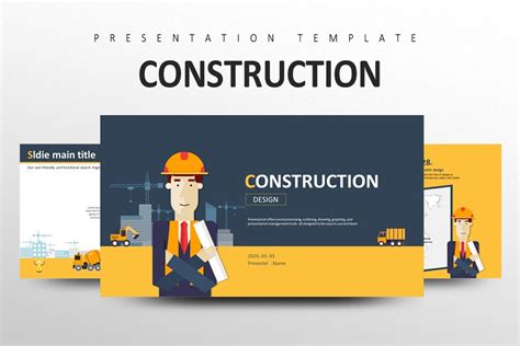 CONSTRUCTION PowerPoint template for $24