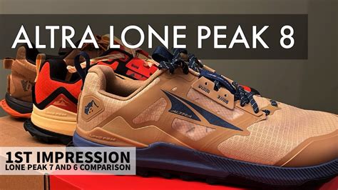 Altra Lone Peak 8 First Impressions – Comparison to Lone Peak 7 and 6 ...