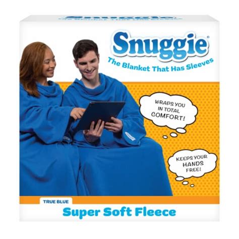 Snuggie Super Soft Fleece Blanket - True Blue, 1 ct - Fred Meyer