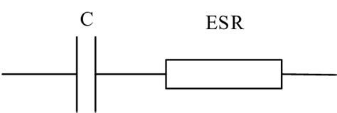 Simplified circuit of a capacitor. | Download Scientific Diagram