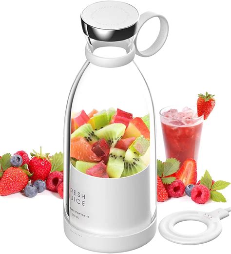 Fresh Juice - Smoothie Maker mixeur 350ml portable blender avec station ...