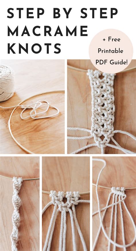 The Easiest Guide EVER to Macrame | Macrame knots tutorial, Macrame ...