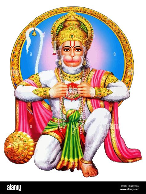 Hanuman jayanti Cut Out Stock Images & Pictures - Alamy