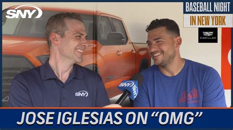 The Mets' Jose Iglesias talks 'OMG' song release | Baseball Night in NY ...