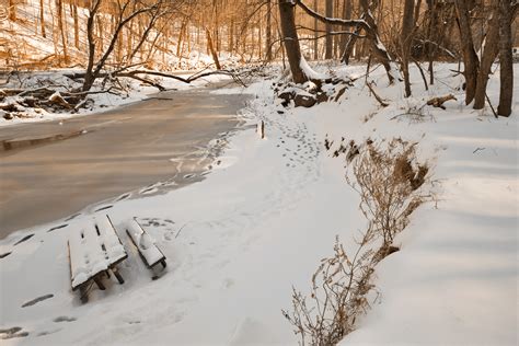 Free photo: Rock Creek Winter - HDR - America, Serene, Still-life ...