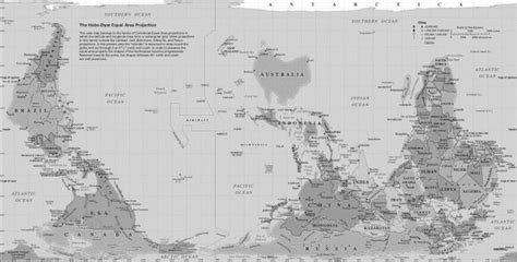 hobo-dyer equal area projection | Map, Equality, Dyer