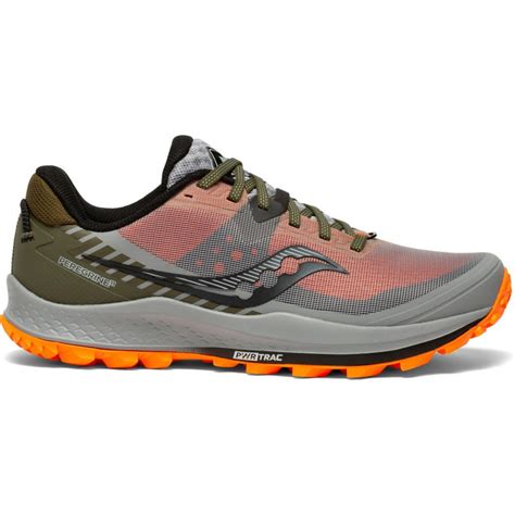 Saucony Peregrine 11 Alloy Grey / Olive Green / Vizi Hit the trails at ...