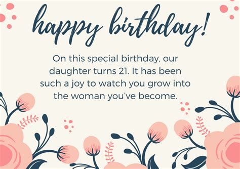 Happy 21st Birthday Daughter Quotes