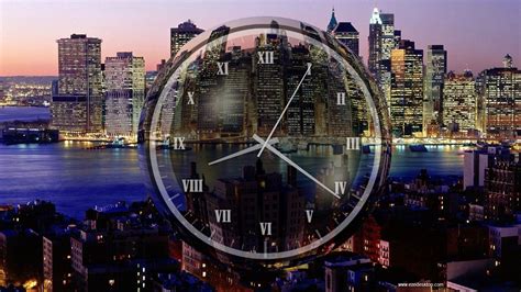 Windows 10 Analog Clock Screensaver - New York Clock Screensaver ...