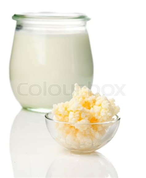 Milk kefir grains. milk kefir, or ... | Stock image | Colourbox