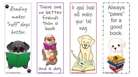 Dog Bookmark | Book nerd, Dogs, Day book