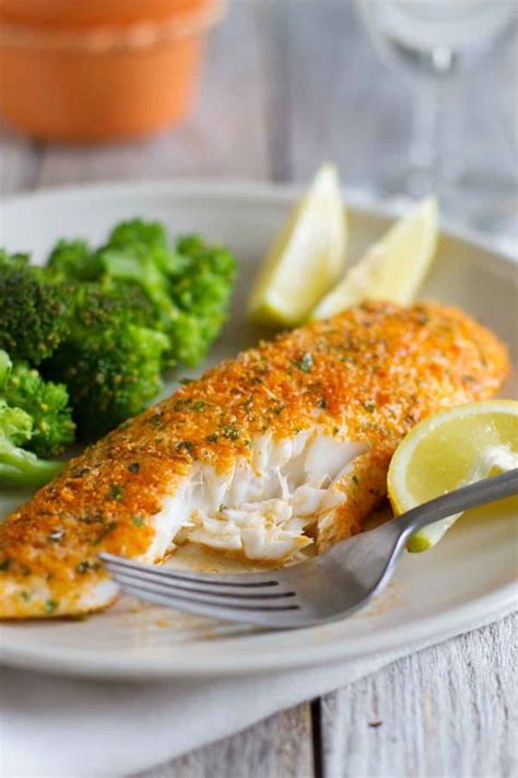 Parmesan Crusted Tilapia - Taste and Tell