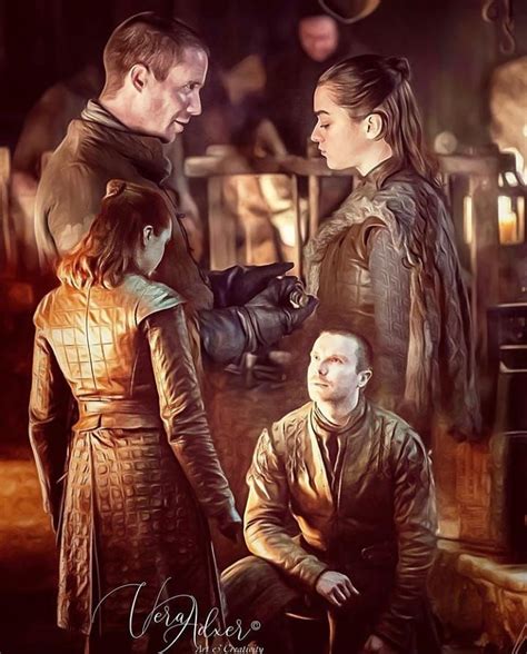 Gendry Baratheon, Arya Stark - Gendrya - Game of Thrones | Trendy games ...