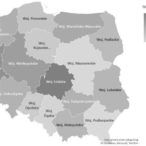 Map of the regions by fatalities and serious injuries per 100,000 ...