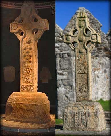 Clonmacnoise High Crosses | Wooden crosses, Wooden cross, Megalith