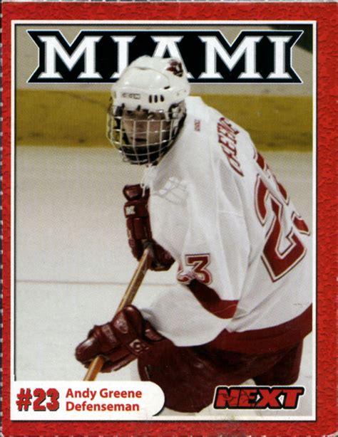 Miami (Ohio) Red Hawks 2004-05 Hockey Card Checklist at hockeydb.com