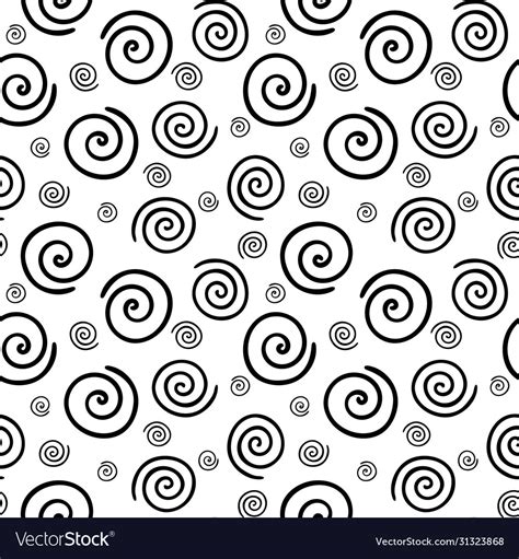 Pattern with spiral Royalty Free Vector Image - VectorStock