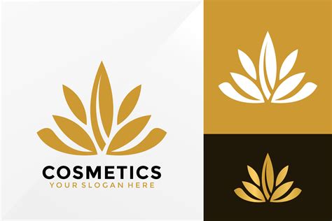 Beauty Lotus Cosmetics Logo Vector Design. Brand Identity emblem ...