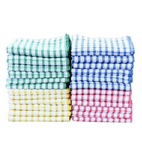 Dish Towels Bulk Kitchen Towels 100 Cotton Kitchen Dish-Cloths ...