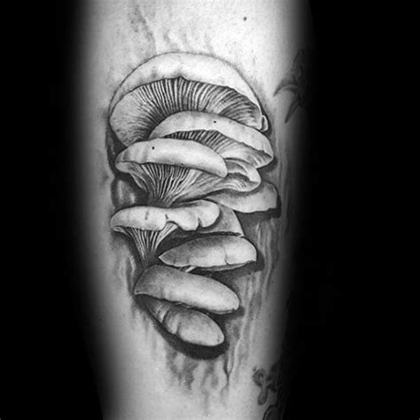 60 Mushroom Tattoo Designs For Men - Fungus Ink Ideas