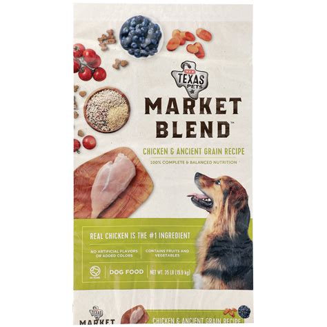 H-E-B Texas Pets Market Blend Chicken Dry Dog Food - Shop Dogs at H-E-B