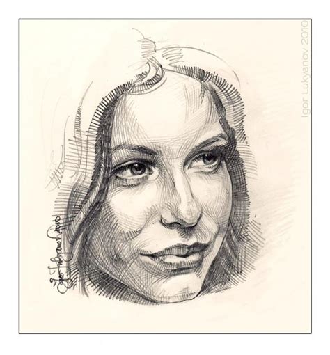 famous cross hatching artists - Google Search | Portrait drawing, Face ...