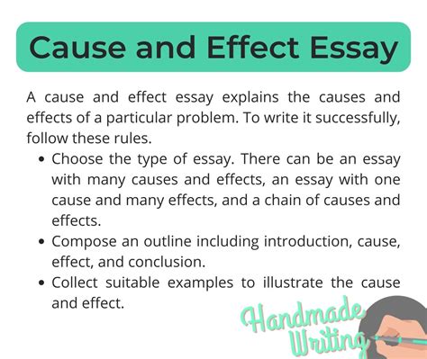 Cause And Effect Essay Outline Example Causes Effects Examples Term ...