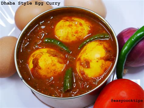 Dhaba Style Egg Curry Recipe-Egg Recipes-Easy Cook Tips