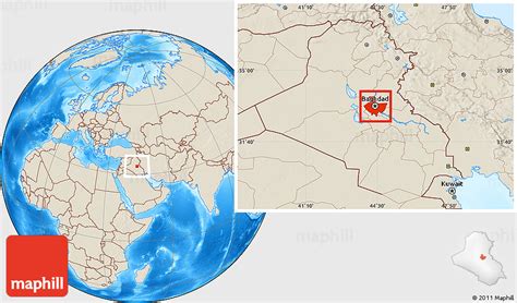 baghdad on world map - ImageGallery