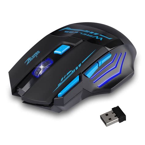 Wireless Gaming Mouse [Fire Button] - LED Backlit Wired Gaming Mouse ...