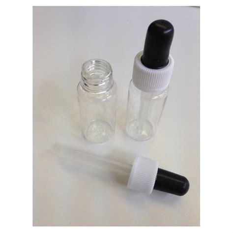 Plastic Dropper bottle 2x20ml - CraftyArts.co.uk