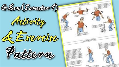 Activity & Exercise pattern | Mobility & Immobility | G.Bsn semester I ...