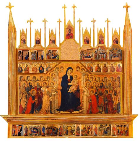 La bella lección de catecismo del retablo de Duccio