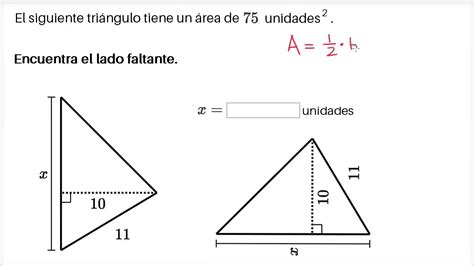 Ejemplo de un triángulo con un lado desconocido | Khan Academy en ...