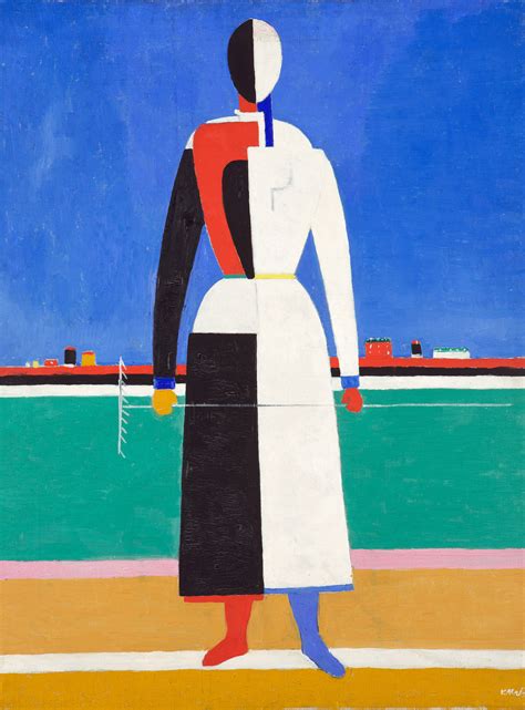 Woman with Rake by Kazimir Malevich | Obelisk Art History