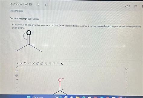 Solved Acetone has an important resonance structure. Draw | Chegg.com