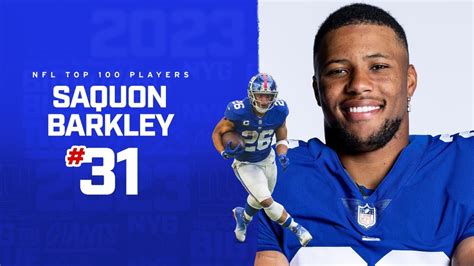 Saquon Barkley voted to Top 100 Players of 2023