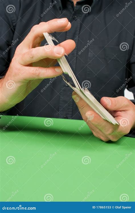 Shuffling cards stock image. Image of gambling, skilled - 17865153